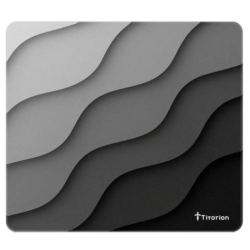 Mouse Pad Gamer APEX Control Profissional 49x42 Deskpad Branco Preto Hexágono Ergonômico Titorion