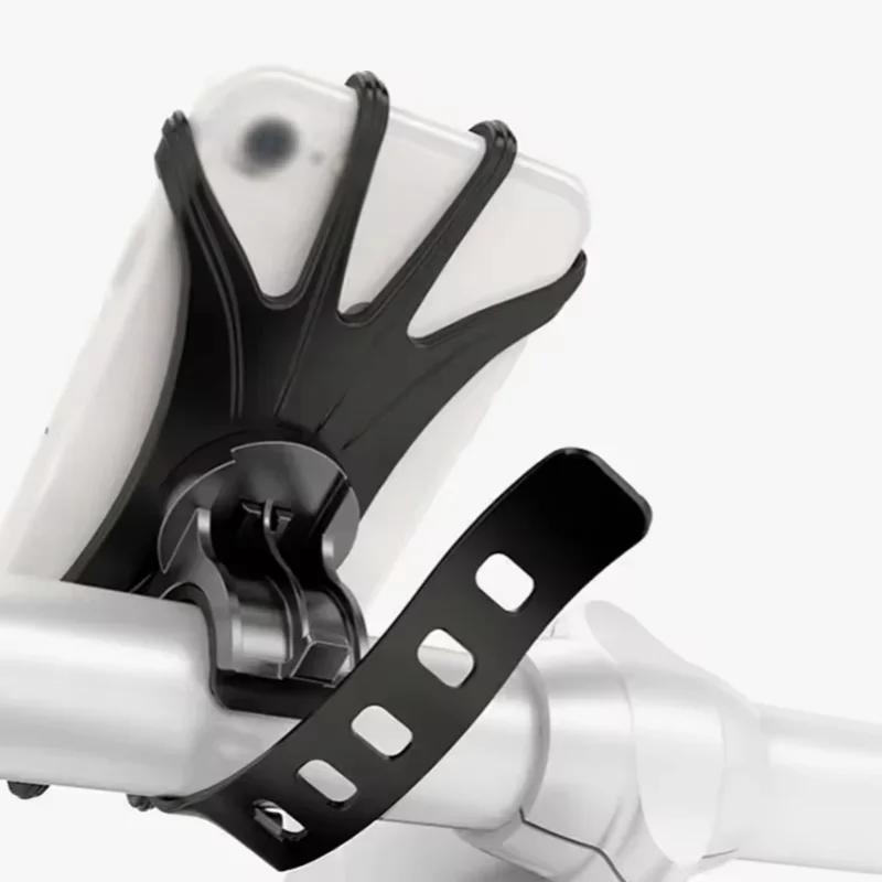AliExpress NONE Silicone Strap Holder Universal Bicycle Phone Holder Anti-Slip Elastic Silicone Mobile Phone Holder Shockproof Bike Accessories