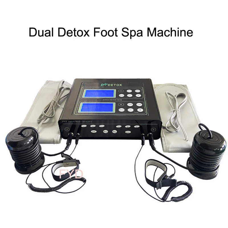 

Dual System Ionic Foot Detox Machine Deep Cleanse Spa Detox Machine Relieves Fatigue Promote Blood Circulation Good Health Care