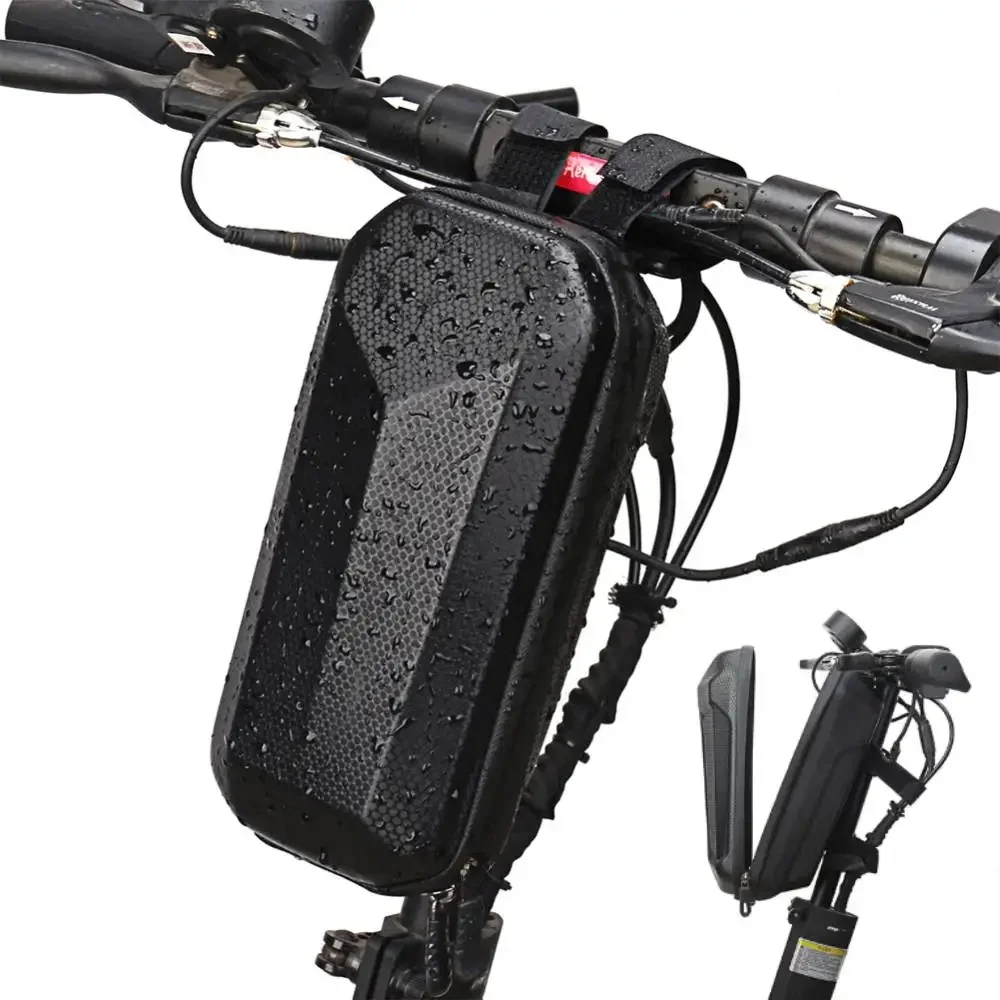 AliExpress APWIKOGER 2L Electric Scooter Front Storage Bag EVA Hard Shell Bag Bicycle Large Capacity Waterproof Skateboard Hanging Case Carry Bag