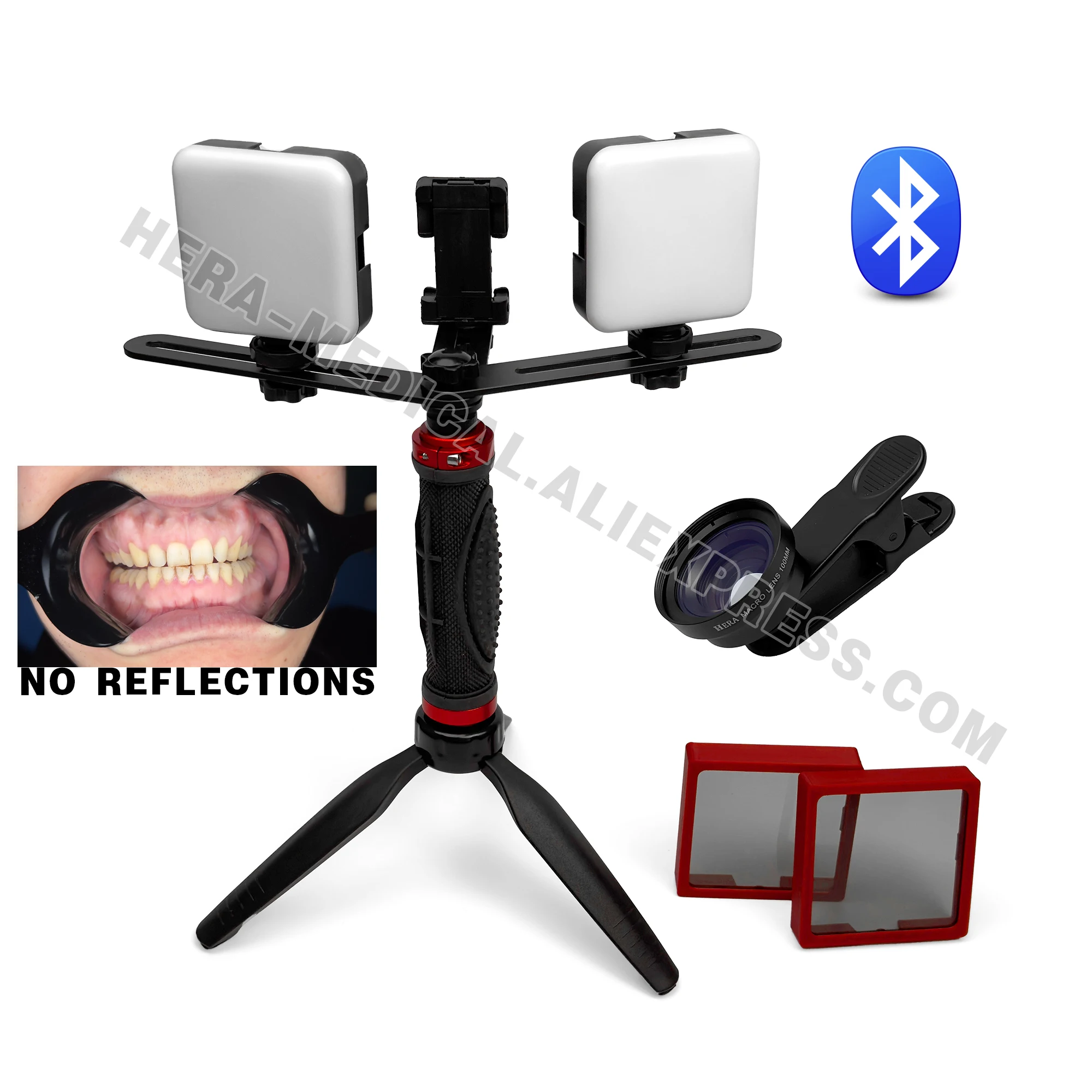 

Dental Mobile Photography LED Light Bluetooth Intraoral Photo Video Flashlight Lighting For Dentist Treatment Lamp Equipment