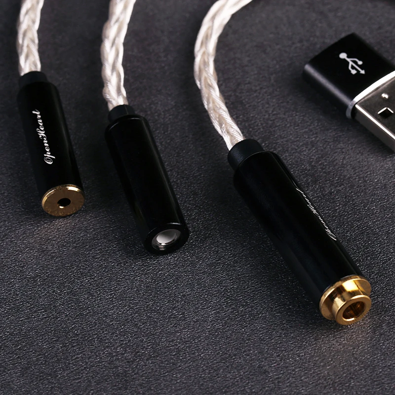 OPENHEART CX31993 Type C to 3.5mm/4.4mm/2.5mm DAC hifi Adapter earphone Amplifie Digital Decoder AUX audio Cable For Android Win