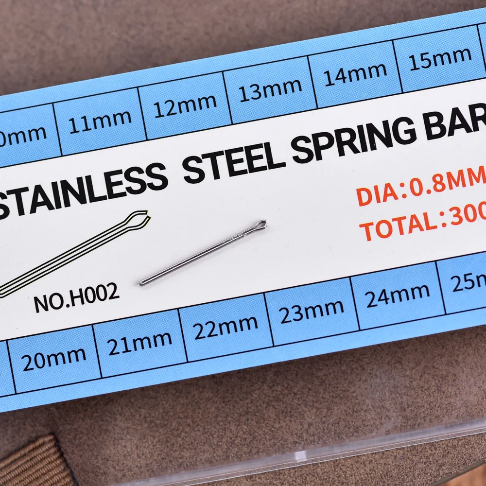 300PCS 8-27mm Strainless Steel Latch Pins Watch Band Link Pins Watchband Strap Bracelets Connecting Pins Watchmaker Repair Tools