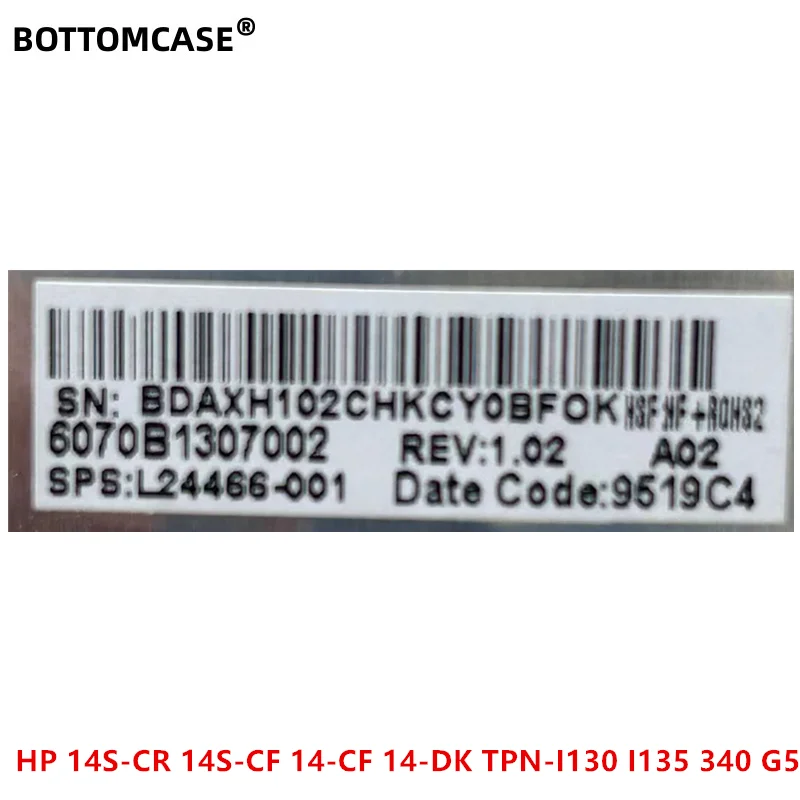 BOTTOMCASE-funda trasera para HP 14S-CR 14S-CF 14-CF 14-DK TPN-I130 I135 95% G5 LCD, color dorado, L24466-001, novedad de 340