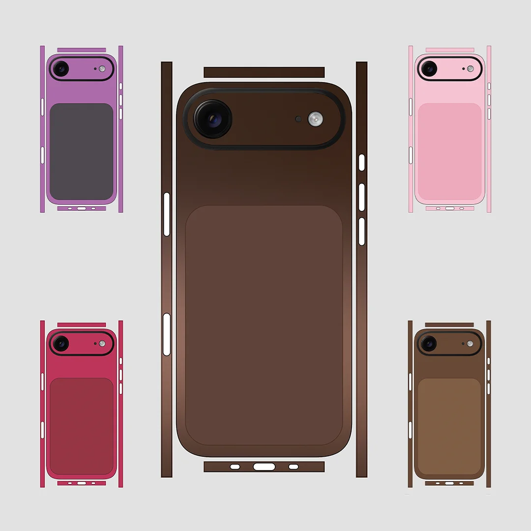 

For iPhone 17 Air Stickers – Vinyl Skin Wraps – IAM019 Premium Colors Collection By Nexa Skins - Full Wrap Decals
