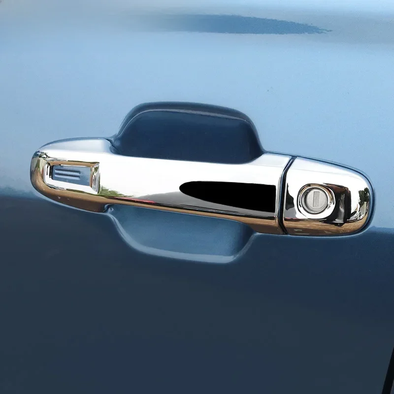 Chrome Keyless Door Handle Cover Protector For Subaru XV Impreza Forester (SK) Crosstrek 2017 2018 2019 2020 2021 2022 2023 2024