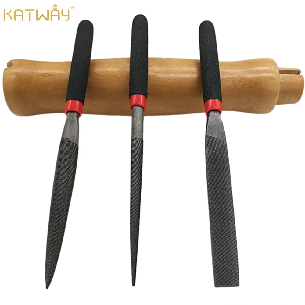 

KATWAY Woodworking, and Carpentry Hand Tools, Small Steel Needle Flat Files Set for Stone, Glass, Metal Carving HH-AA50