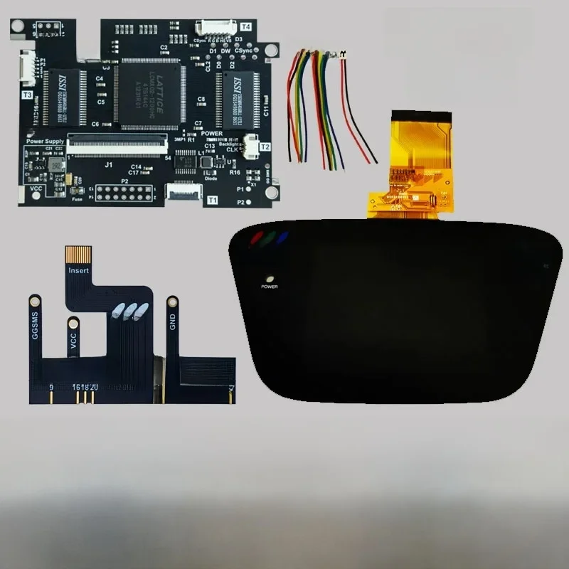 Nowy zestaw pełnych ekranów LCD V4.2 do konsoli SEGA Game Gear GG V4 IPS z laminowanym podświetleniem ekranu LCD — zdjęcie produktu 7