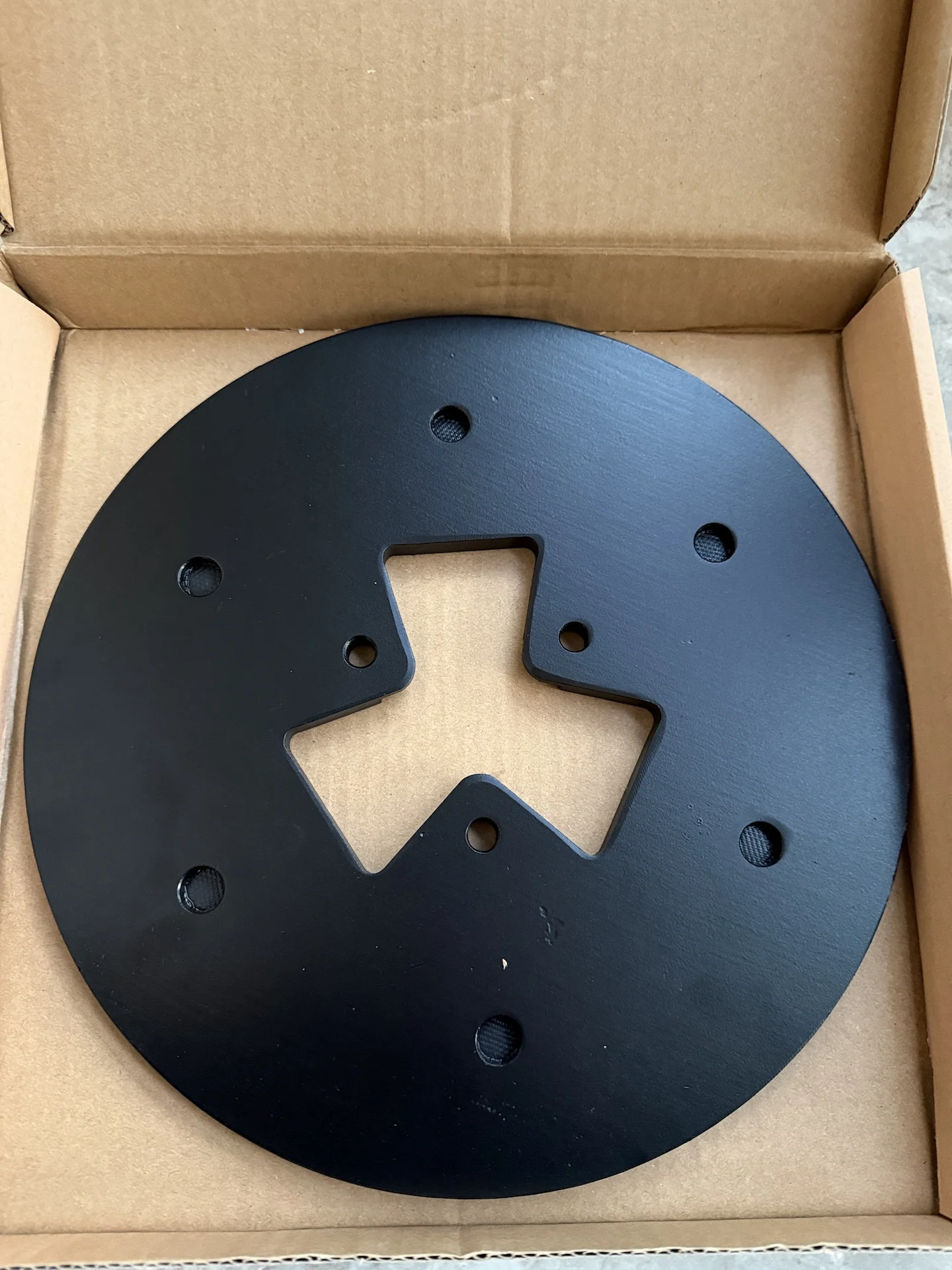 MONKEY KING 280mm 11 Inch Pad Driver Plate for HTC Grinder Compatible with 3 Inch Resin Polishing Pads