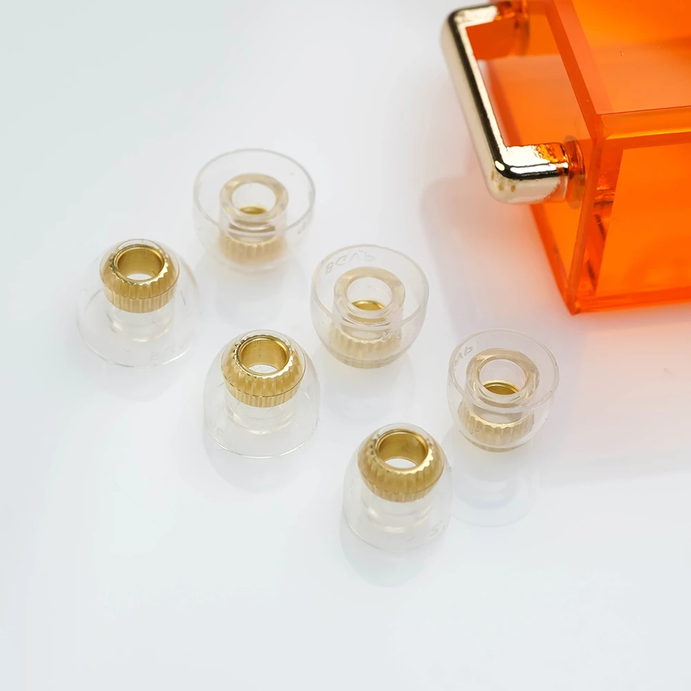 BGVP Auricolari in silicone squisito Auricolari in silicone liquido in rame privo di ossigeno Delicati sulla pelle Prevenire la distorsione Nessuna perdita