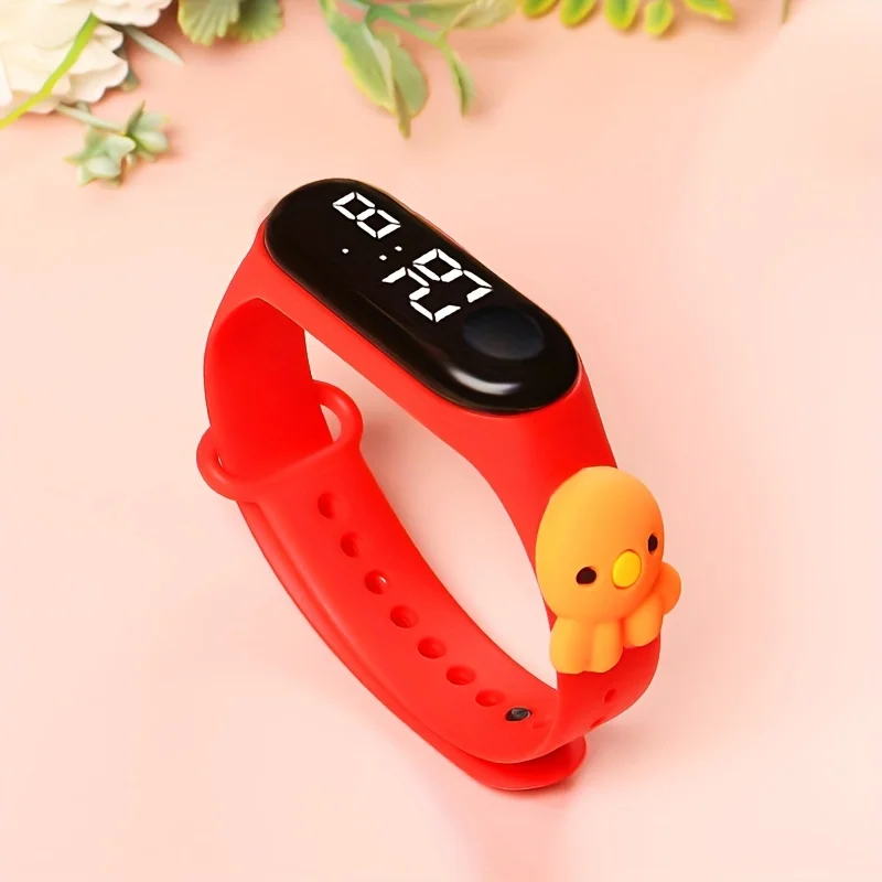 Cute Doll Bracelet LED Electronic Watch for Kids, Creative Cartoon Doll Gift - view 4