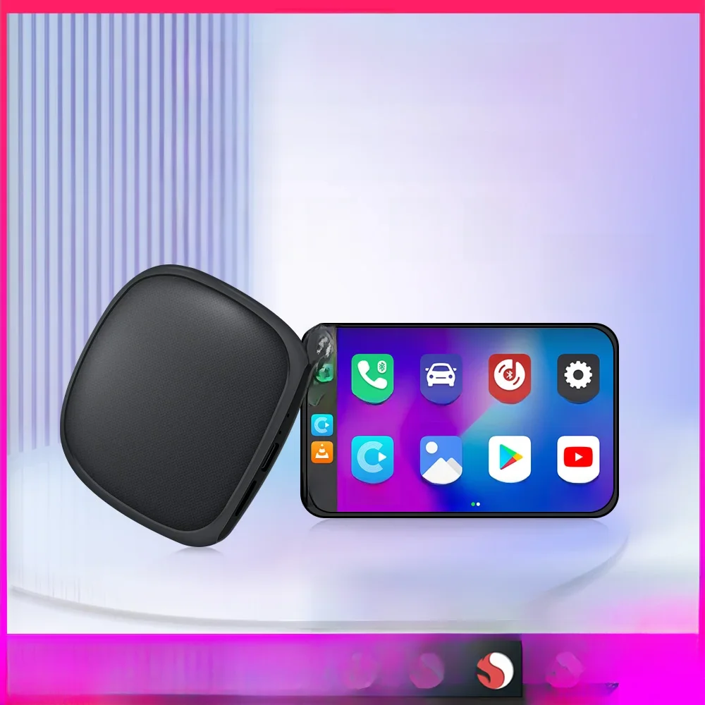 2024 NEW Android Auto Wireless Adapter Smart Ai Box Plug And Play Bluetooth WiFi Auto Connect Netflix YouTube For Toyota Volvo