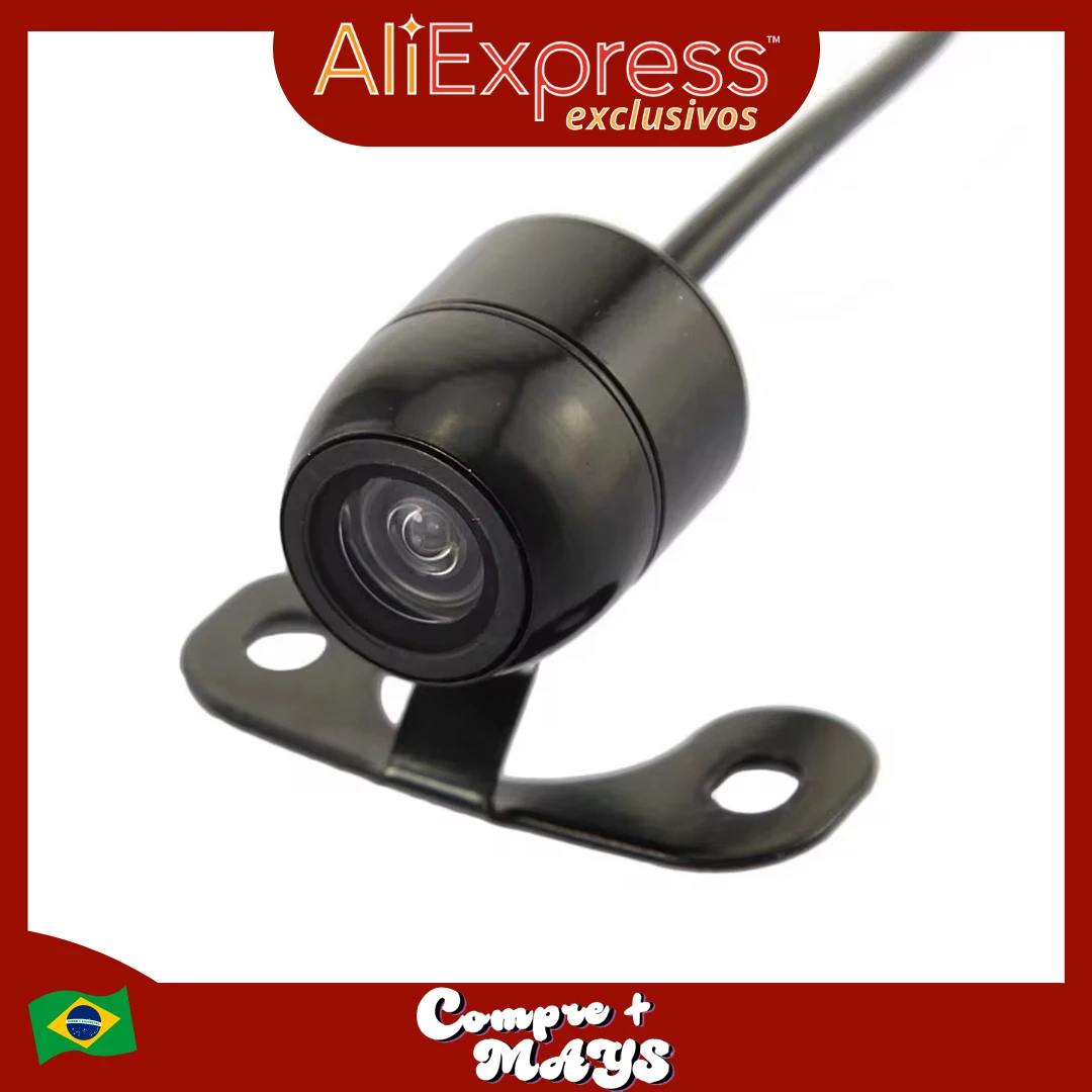 Car Car Ré Camera HD, Ideal for Parking, with Night Vision and High Definition, Improves Safety and Ease