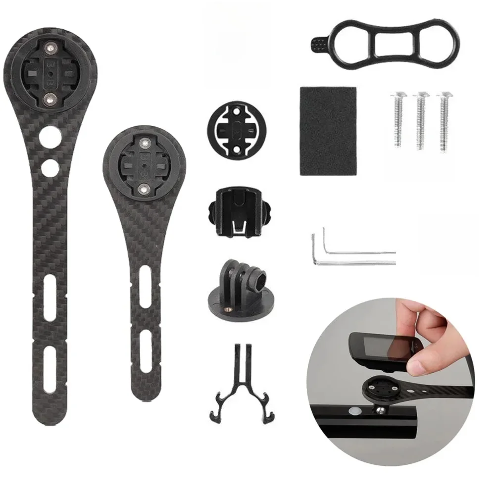 AliExpress GUB Bicycle Computer Holder Carbon Fiber Road Bike Stopwatch Speedometer Mount Holder Bike Extended Bracket for Garmin Bryton Wahoo