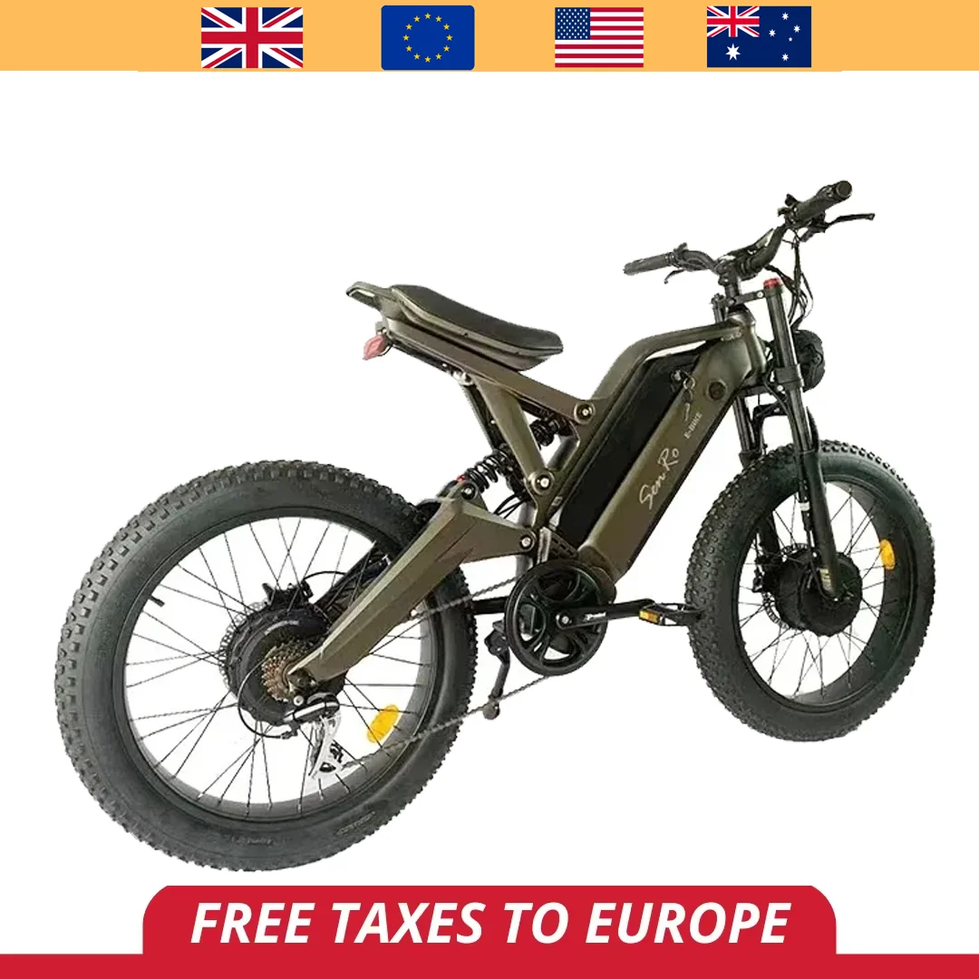 

DUAL ELECTRIC DUAL DRIVE 1000W*2 Foldable Ebike Moutain Fat Tire