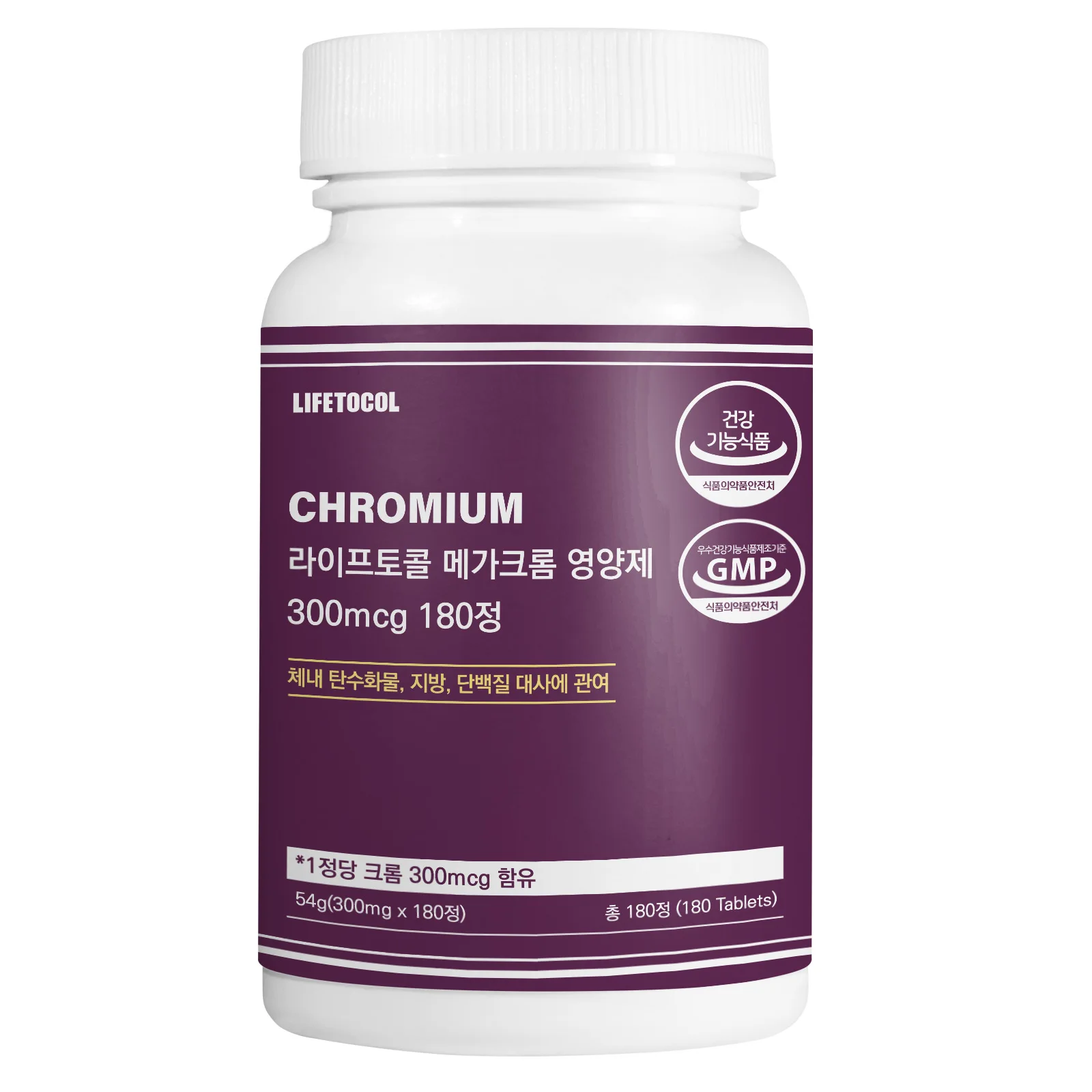 [بروتوكول الحياة] ، 300mcg ، ميجا ، تغذية الكروم