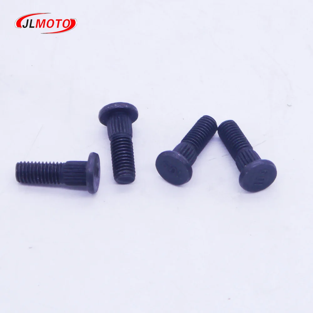 

4PCS M8*1.25*25mm Wheel Rim Hub Stud Bolts Fit For 50cc 90cc 110cc China ATV Buggy Quad Bike Electric Vehicle Parts