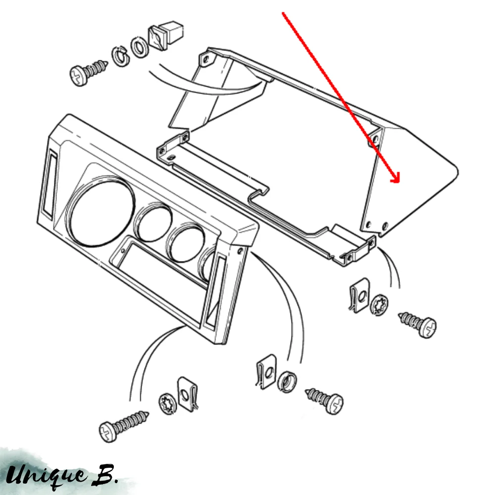 Land Rover Defender Cowl Instrument Pack MTC2808 110 90 130 300tdi 200tdi td5 2.5 Off Road Accessory