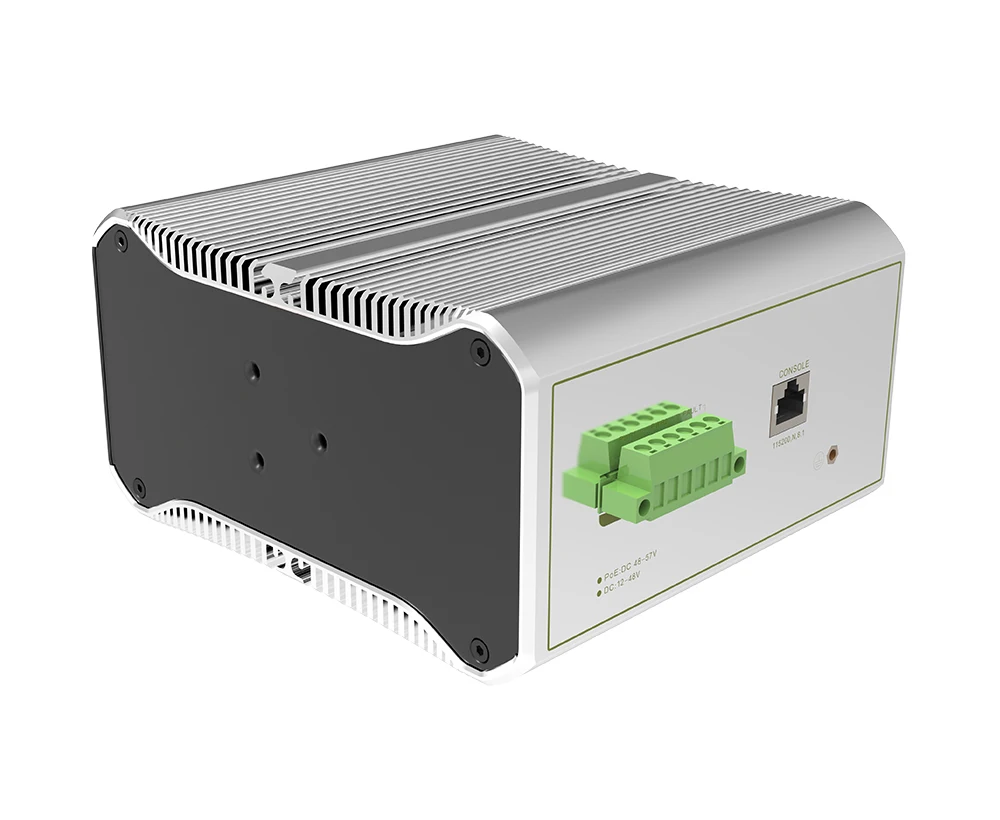 Gigabit 24 Port L2+ Managed Industrial PoE Switch 16 PoE port+8 SFP(VTS)  External Power Supply 240W VLAN Isolation