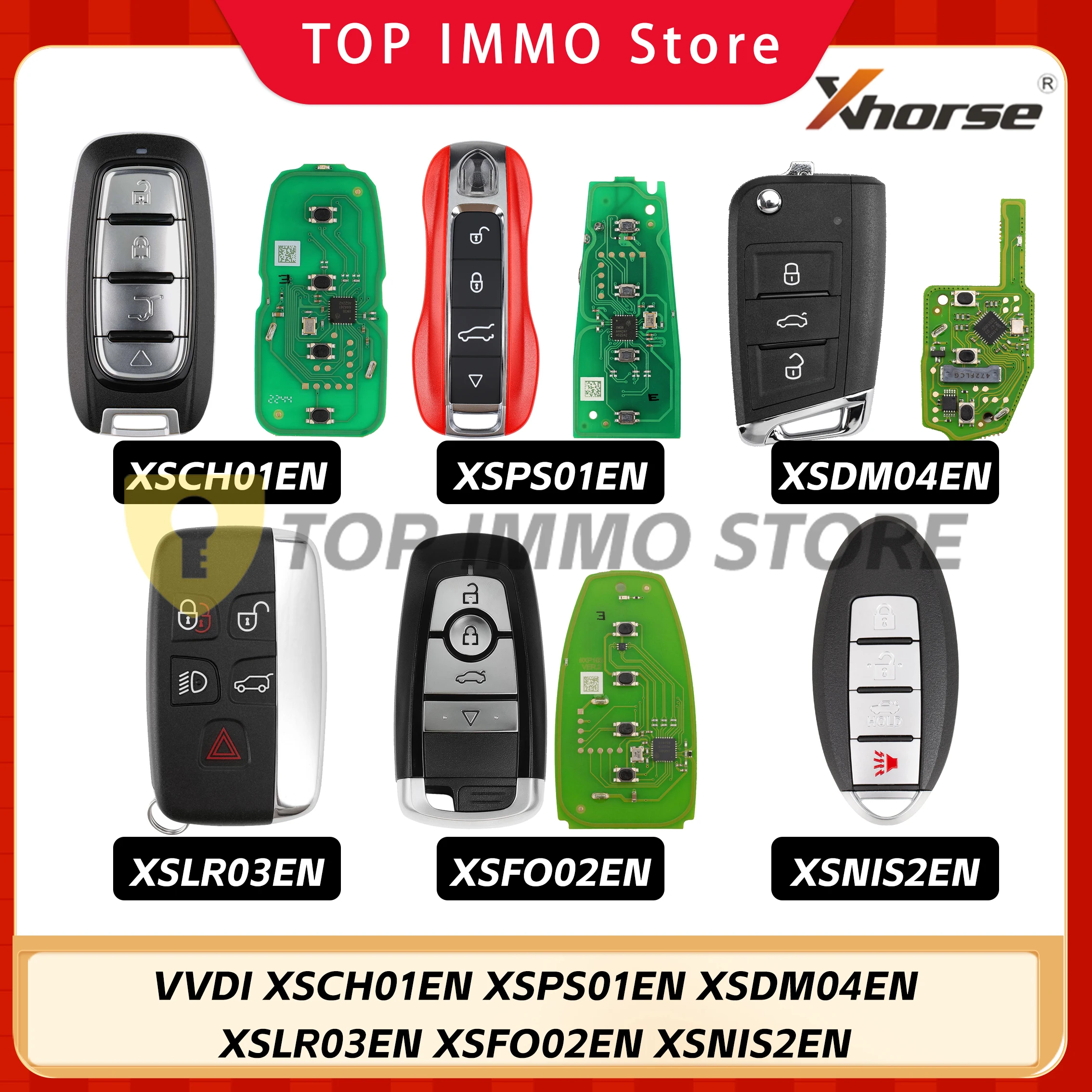 Универсальный смарт-ключ Xhorse XM38 (XSCH01EN, XSLR03EN, XSPS01EN, XSFO02EN, NXP Smart Key, XSMQB1EN, XSDM04EN, XSNIS2EN)