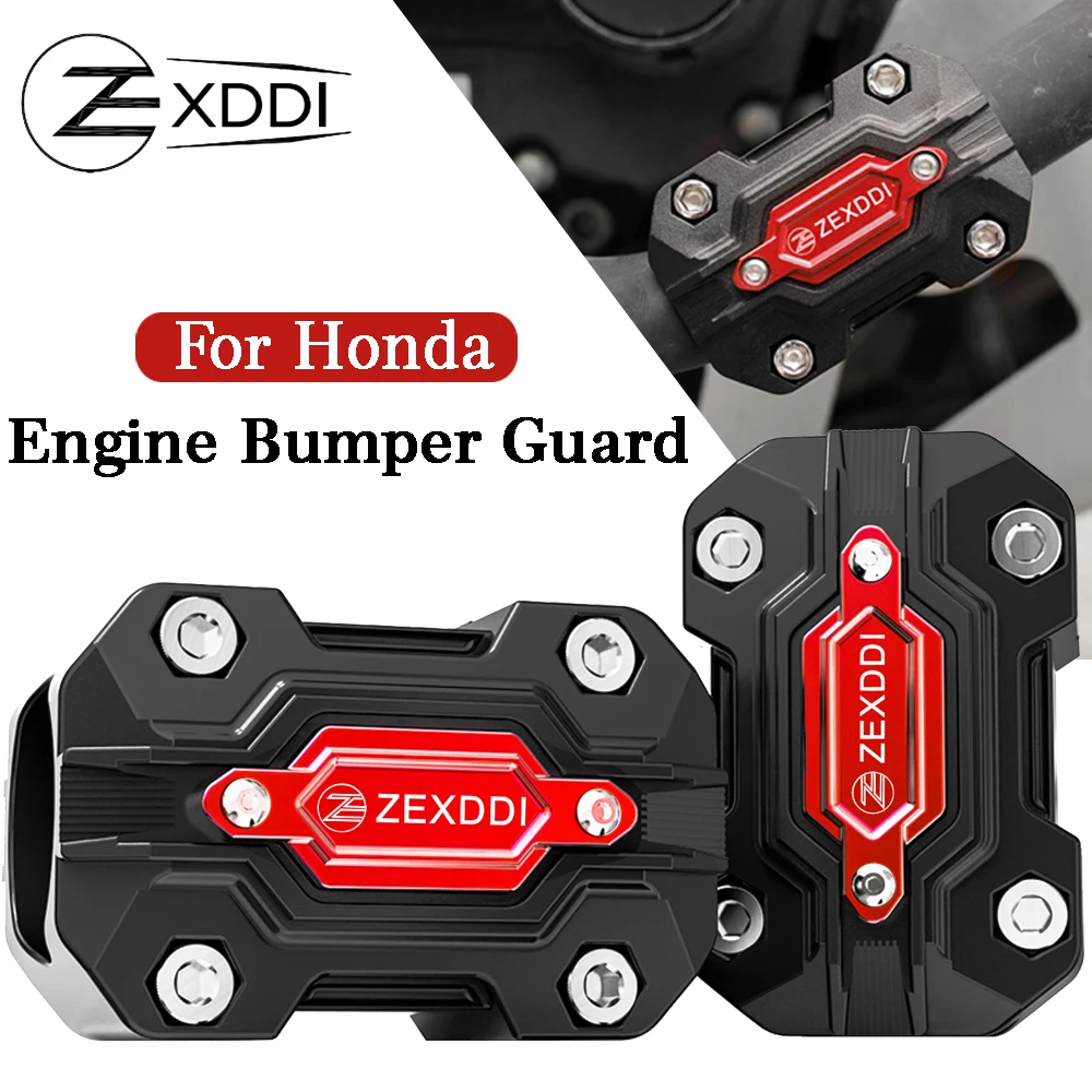 

2024 ZEXDDI Motorcycle Engine Guard Bumper Protector Crash Bar Trim Block Fit For Honda NC750X DCT NC 750X NC750 X 2017-2023 750