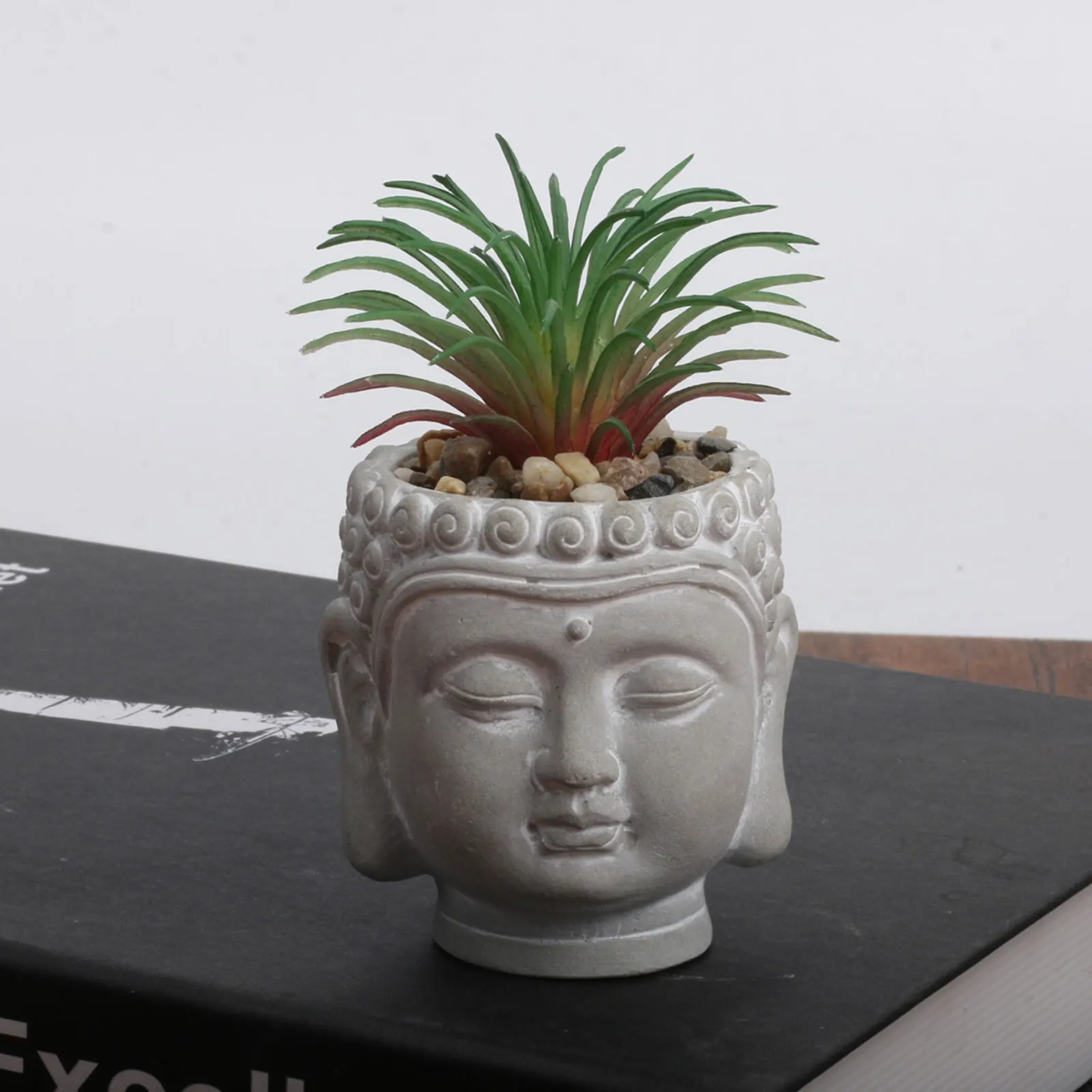 Buddha Head Flower Pot Bud Vase Planters Decors Sculpture Plant Containers  for Table Centerpiece Home Office Desktop Kitchen - AliExpress 15