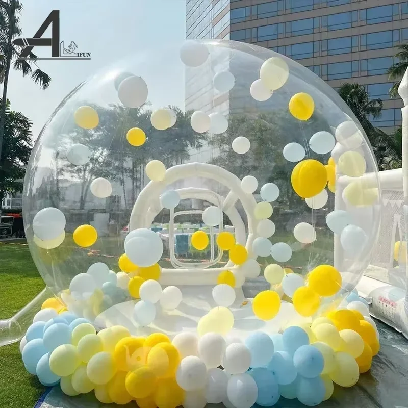 

Inflatable Bubble Tent for Kids 10ft Transparent Outdoor Balloon House for Children's Parties And Playdates