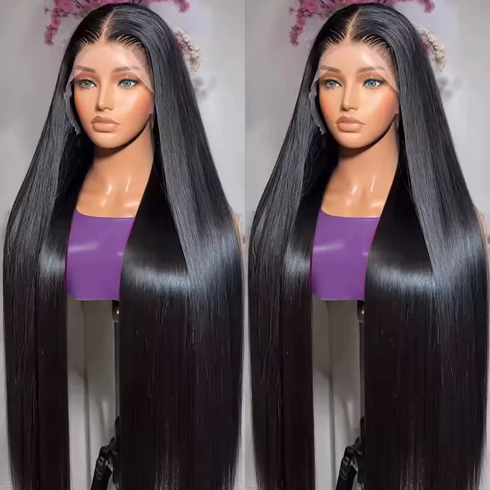 

Mossily 40 Inch Bone Straight 13x6 HD Lace Frontal Wigs Human Hair Remy Hair Brazilian Transparent 13x4 Lace Front Wig for Women