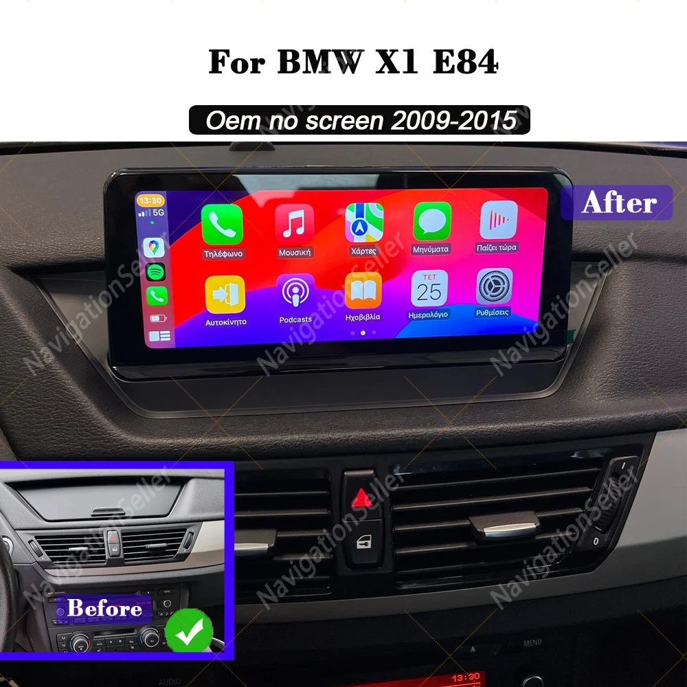 

VIGOHI 10.25" 1920X720P Car Stereo Radio Intelligent Multimedia for BMW X1 E84 2009 2010 2012 2013 2014 2015 GPS Support Carplay