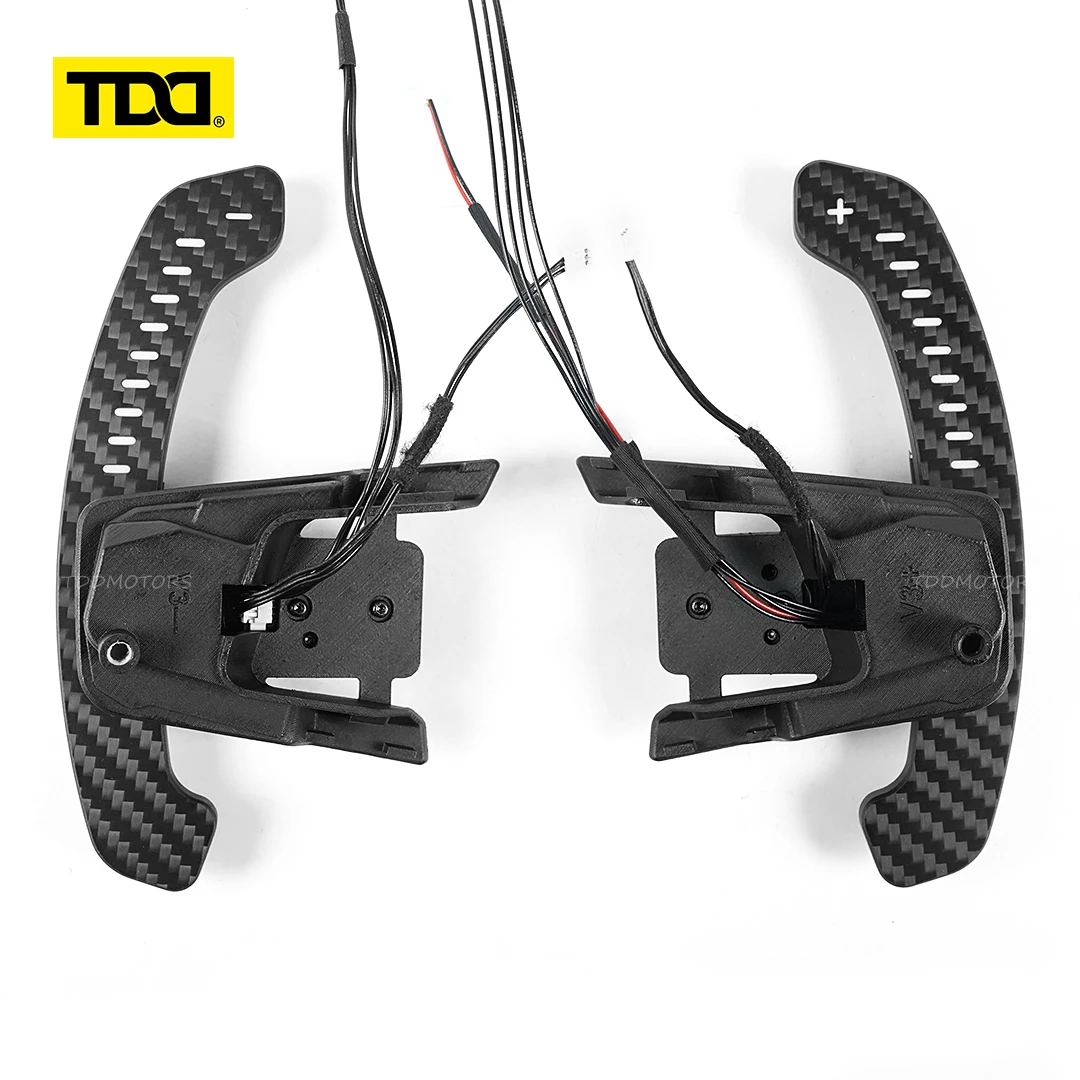 TDD LED Magnetic Paddle Shifters for Volkswagen GTI Golf 7 Golf R MK7/7.5 VW GTI Scirocco Speed Indicator Light Shift Paddles
