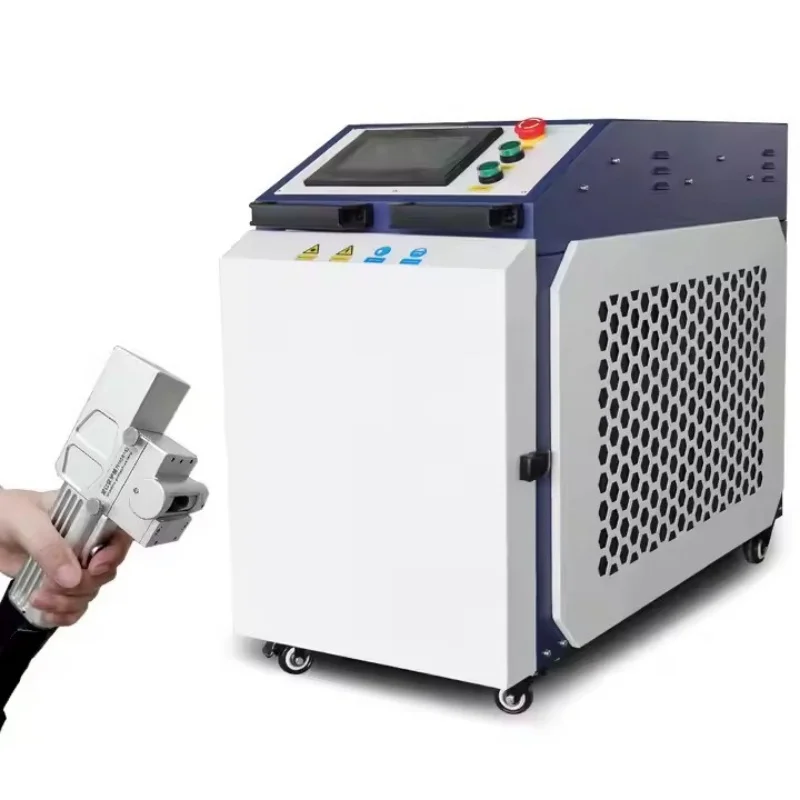 

30CM Wide format Laser Cleaning Machine Paint Rust Removal Fiber Removal For vehicle truck excavator boat