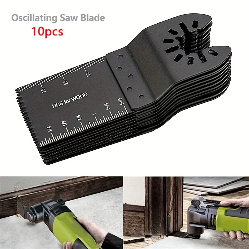 شفرات منشار متعددة الأدوات مقاس 34 مم، 20 عبوة | شفرات عالية الكربون من الفولاذ للخشب/المعادن/البلاستيك | ملحقات أدوات القطع بالجملة #2