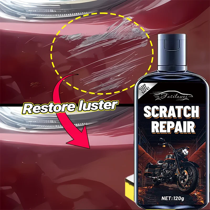 Professional Car Scratch Repair Wax Kit - Vehicle Exterior Polishing Wax, Quick Repair Formula for Minor Scratch and Swirl Marks