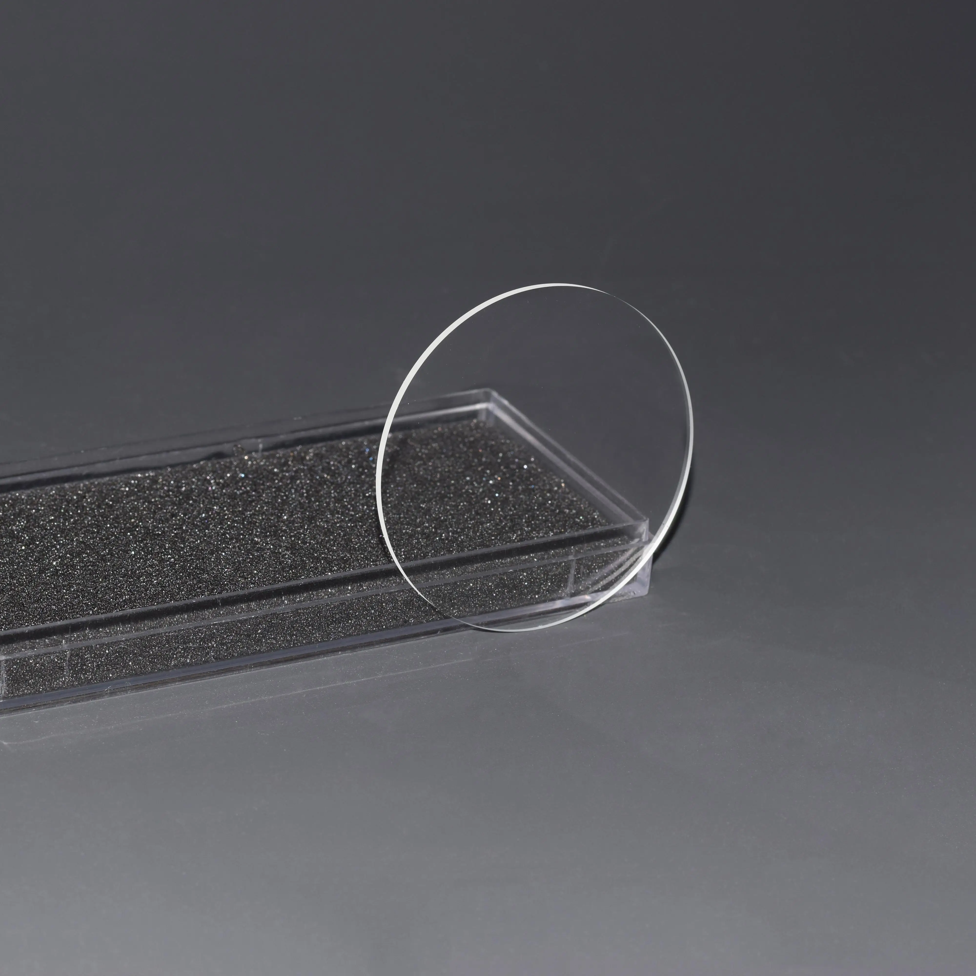 

Dia100mm Lab Round Borofloat BF33 high borosilicate glass plate high temperature resistance high transparency