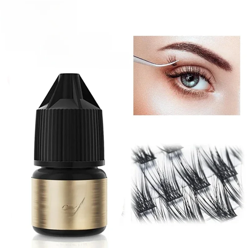 Gollee Cluster Lashes Glue No Irritation Eyelash Gule Extension Quick Dry Adhesive for Self Home Use Pro Lash Extension Supplies — zdjęcie 2