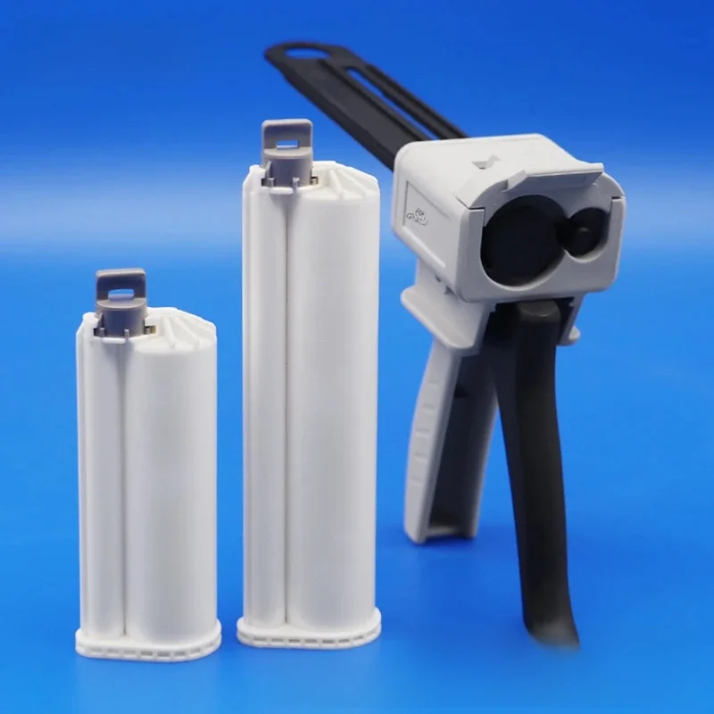 50ml 75ml 10:1  Adhesives Dispensing Gun 2K Kit Portable Double Tube Mixing Dispenser Loctite ARALDITE 3M Cartridges AB Glue Gun
