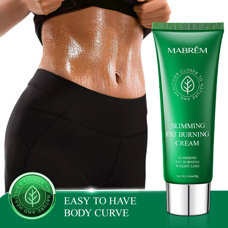 MABREM Slimming Body Cream Weight Lose Anti Winkles Firming And Delicate Fat Burning Cream Anti Cellulite Skin Shaping Curves40g