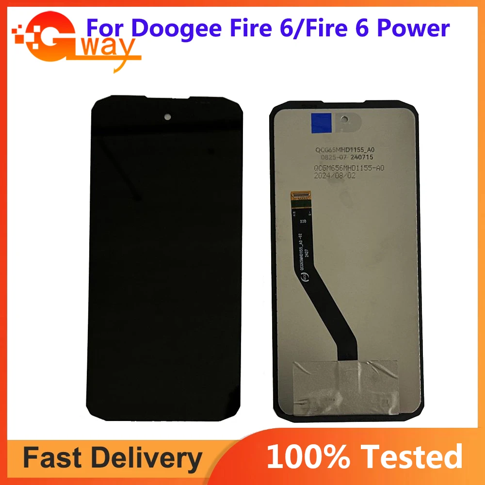 Original For DOOGEE Fire 6 LCD Touch Screen Replacement Digitizer Assembly Fire 6 Power Diaplay Touch screen