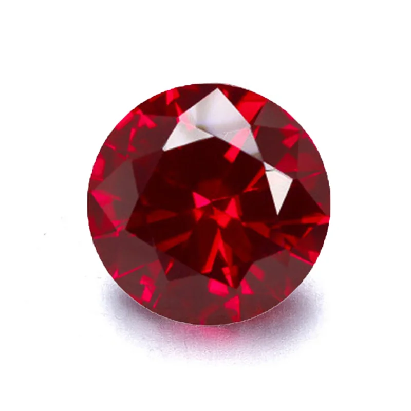 High Quality Cut Natural Round Ruby 15.0mm Large VVS Loose Gem For Jewelry Setting And Collection