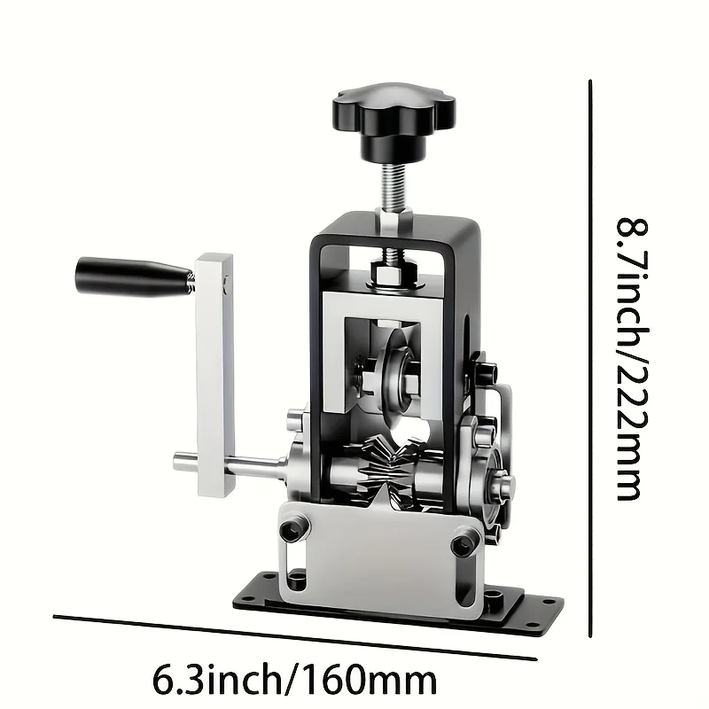 Heavy Duty Manual Wire Stripping Machine with Adjustable Knob - Fast Copper Wire, Automotive Electrical Wire Stripping Tool - Compatible with Drilling Machines or Manual Use - Industrial Workshop and Home Workshop Wiring Projects, Compact Design, Sturdy