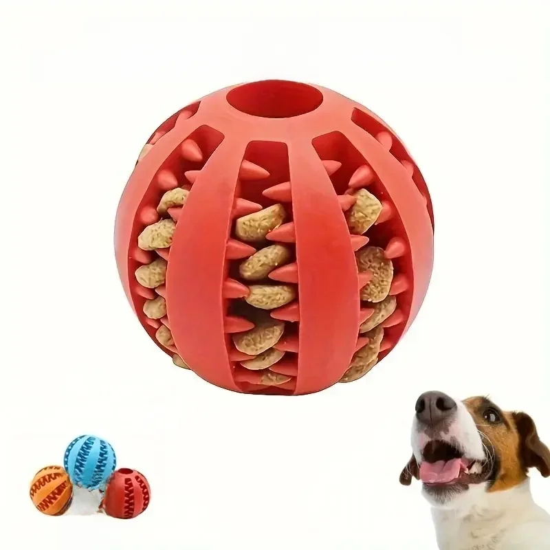 Bola resistente à mordida para cão e gato, brinquedo não tóxico para filhote de cachorro e gato,