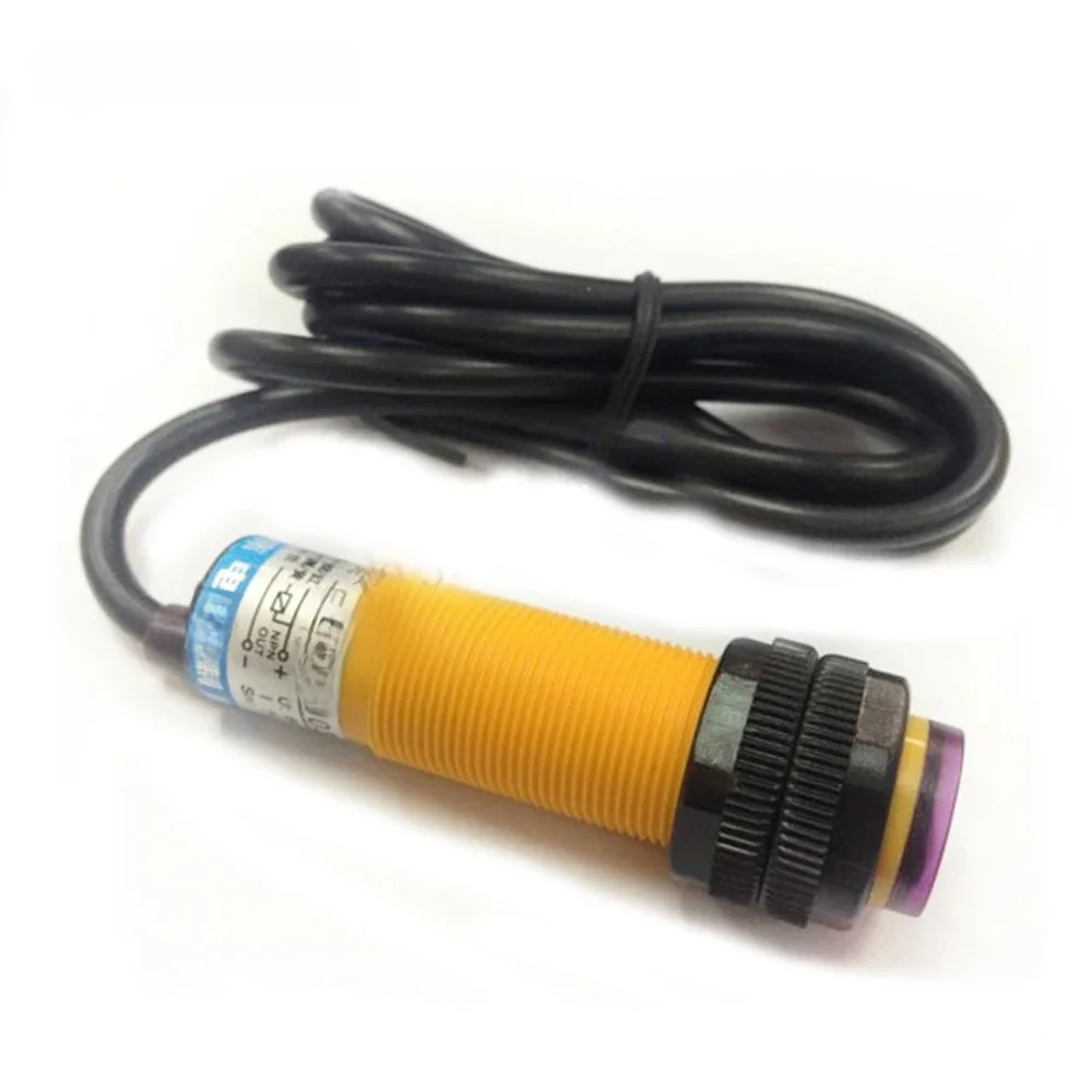 Smart Car Robot E18-D80NK Infrared Obstacle Avoidance Photoelectric Sensor Proximity Switch 3-80cm Detection Range Adjustable