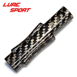 LureSport 3K Woven Carbon 82mm Reel seat Body Rod Building Component Repair DIY Accessory