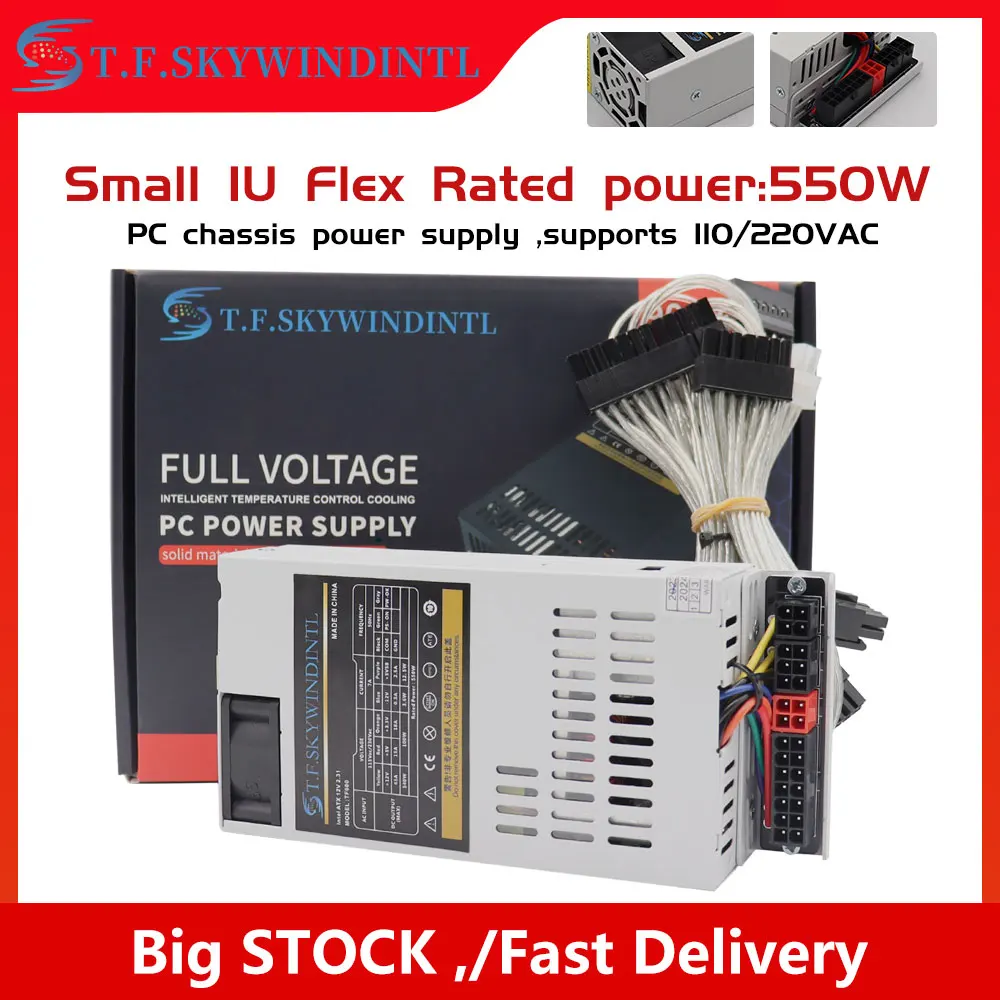 

500w 550W 600W Power Supply Full Modular 1U Flex ATX for POS AIO System Desktop Gaming Server Small Form Factor (Flex ITX) PSU