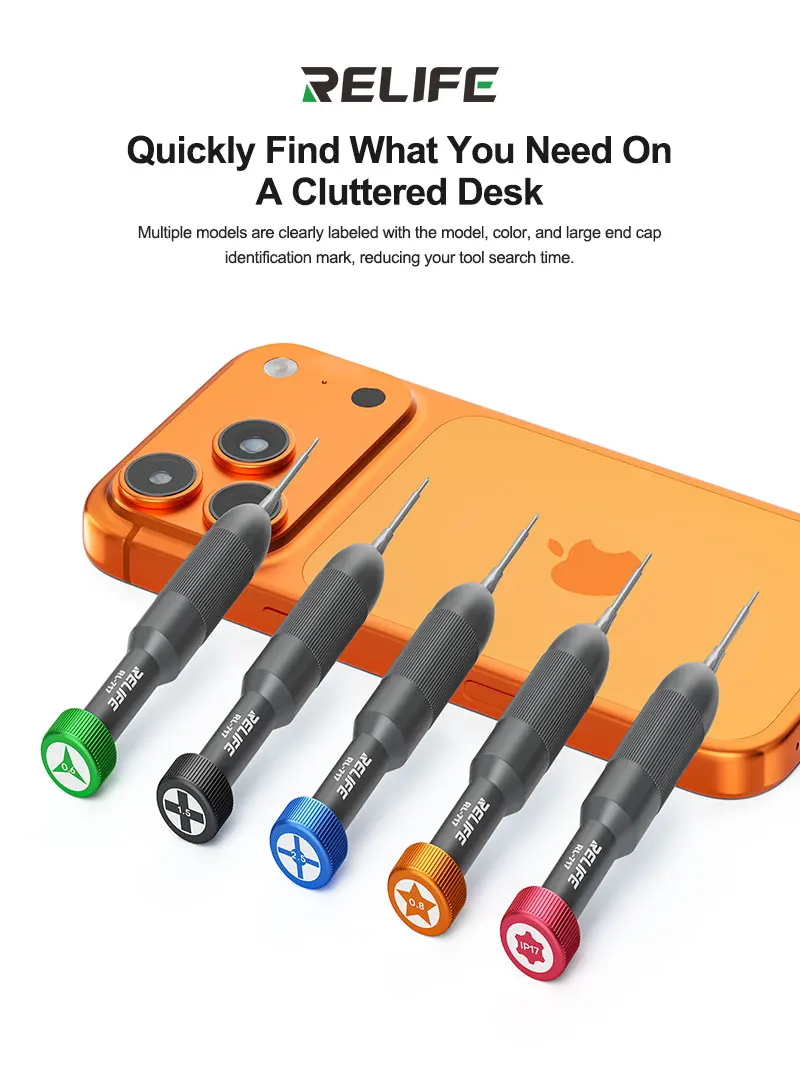 RELIFE RL-717 Rocket Head Screwdrivers for Disassembling Android