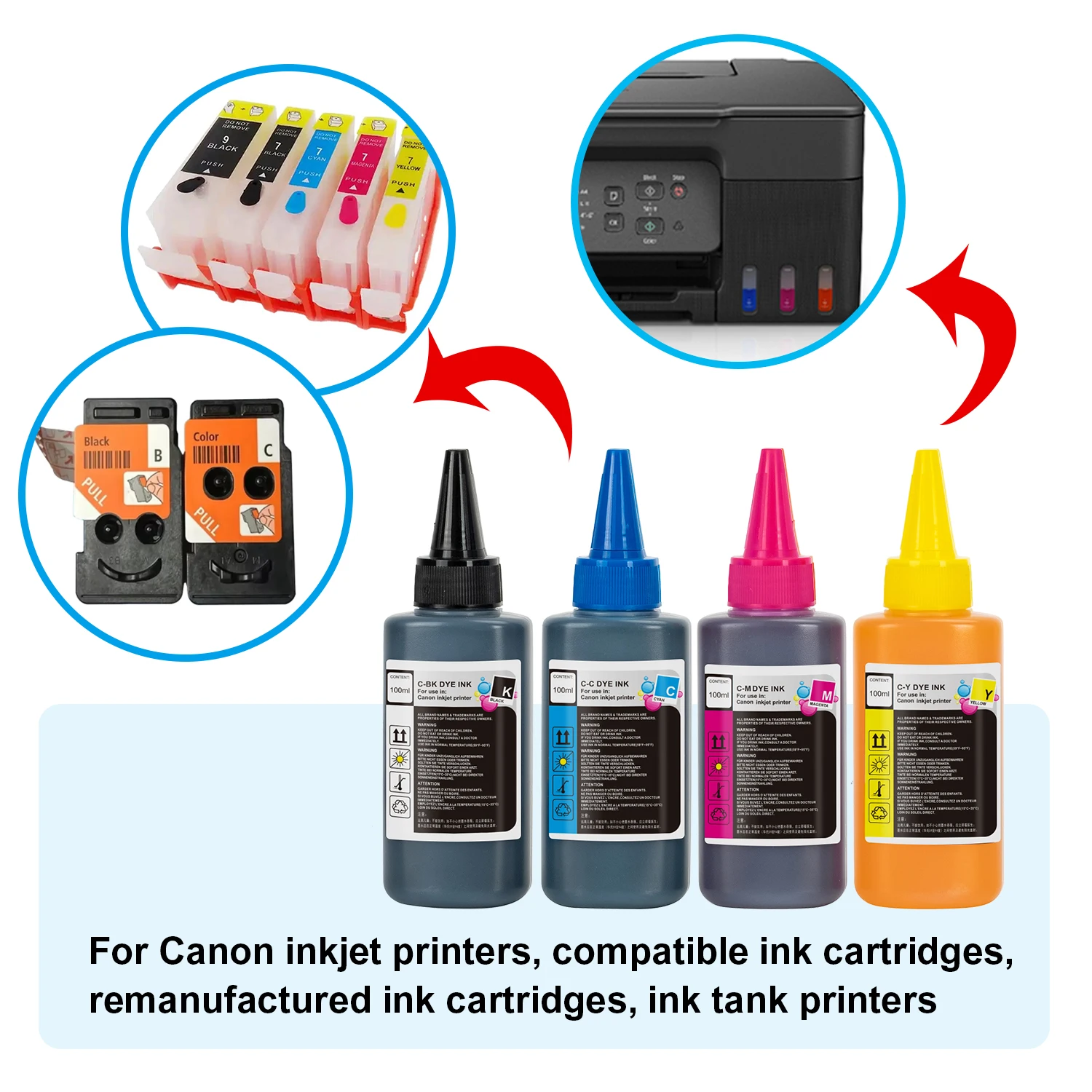 100ml Tinta Canon Kompatibel T - Sublimation Ink 100Ml ulasan dan harga