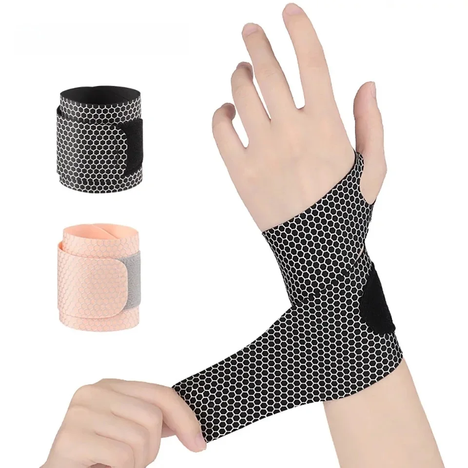 1 pièces bracelets réglables soutien du poignet bracelet de sport de gymnastique protecteur carpien respirant blessure enveloppement bande sangle de sécurité