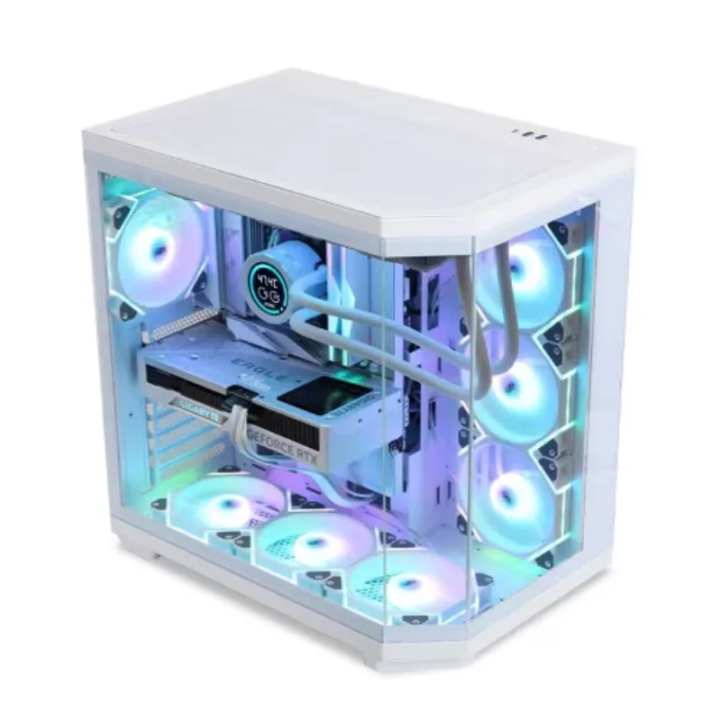 Dark Flash darkFlash DQX80 ARGB BTF Computer PC Case (White)