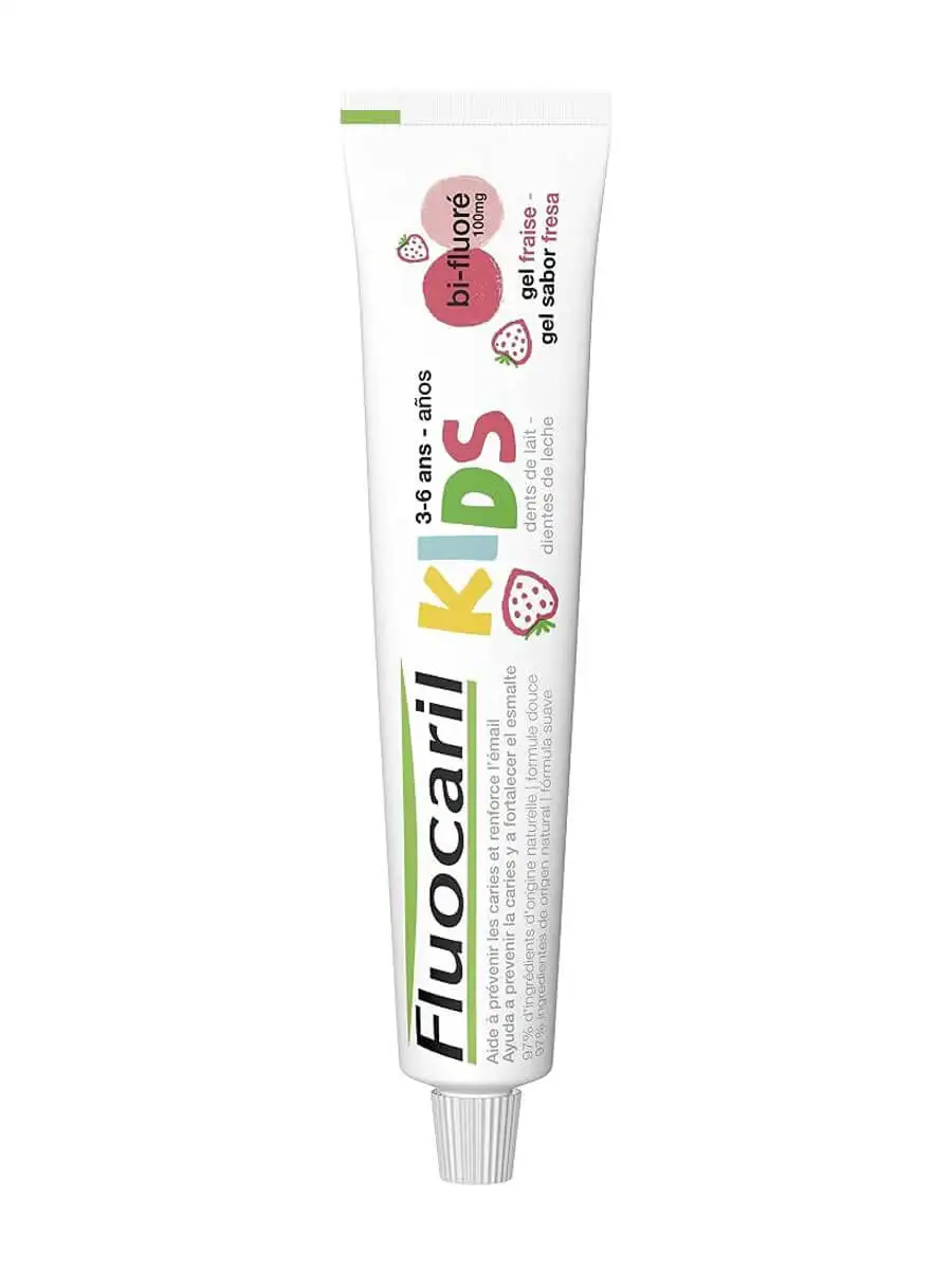 Fluocaril kids 3-6 years 50 ml strawberry-toothpaste from 3 to 6 years