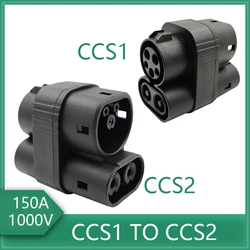 150A EV adapter bezprzewodowy CCS Combo 1 do CCS Combo 2 EV adapter szybkiego ładowania CCS1 do CCS2 ładowarka samochodowa adapter 150KW